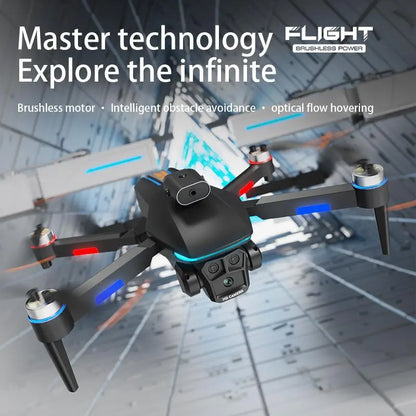 MREGB 2026 New RC Drone with Built-In Screen, HD Shooting Quadcopter Design, LED Lights, Obstacle Avoidance, Novice-Friendly Cool Gadget for Family Outdoor Fun & Gifting, Black Camera, Drones & Accessories, Cool Gadgets Summerwins