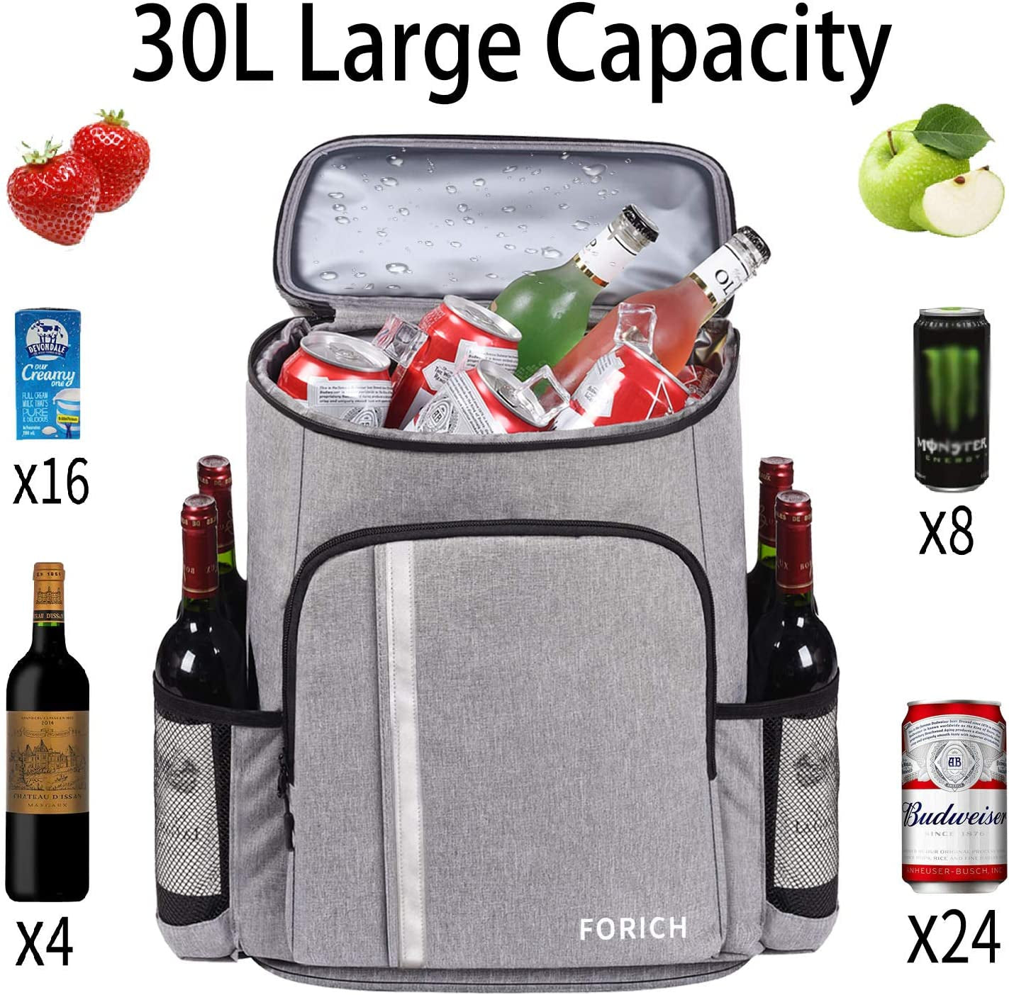 Ultimate Insulated Backpack Cooler - Lightweight, Leakproof & Versatile for All Your Outdoor Adventures