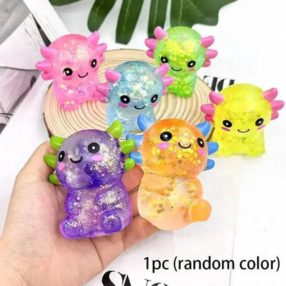 8-Piece Malt Sugar Stress Relief Fidget Toy Collection, Innovative Sensory Set Featuring Slow-Return Squishies in 8 Distinct Designs