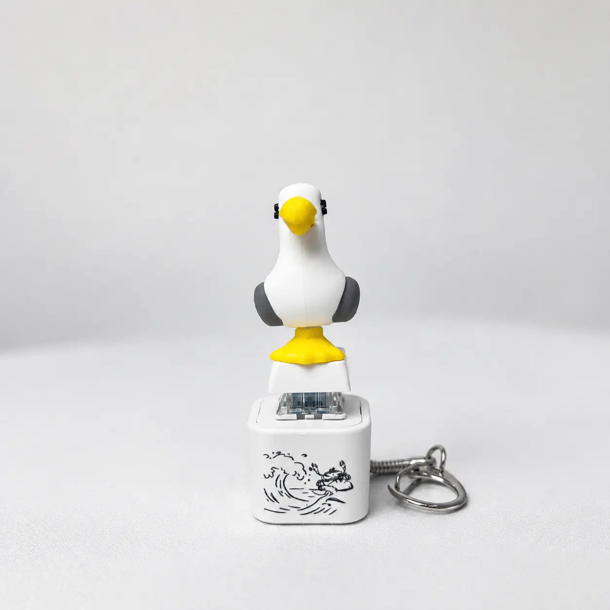 Seagull MINE! Button Keychain with Real Sound and LED Light - Interactive Gift for Friends and Family by Summerwins