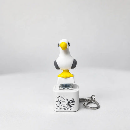 Seagull MINE! Button Keychain with Real Sound and LED Light - Interactive Gift for Friends and Family by Summerwins