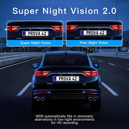 Capture Every Angle with Our 4 Channel 360° Dash Cam! 🚗✨ Enjoy 5G Wifi, APP Control, and 2K Clarity Front & Rear. Bonus: Free 64GB TF Card & Night Vision for Ultimate Safety! #DashCam #CarSafety