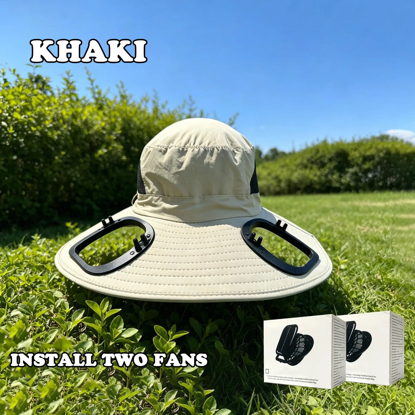 Stay Cool This Summer! ☀️ Perfect for Outdoor Adventures: Hiking, Sports, or Beach Days! 🏕️👒 Unisex Sun Protection Hat with Adjustable Fan! #SummerEssentials #StayCool