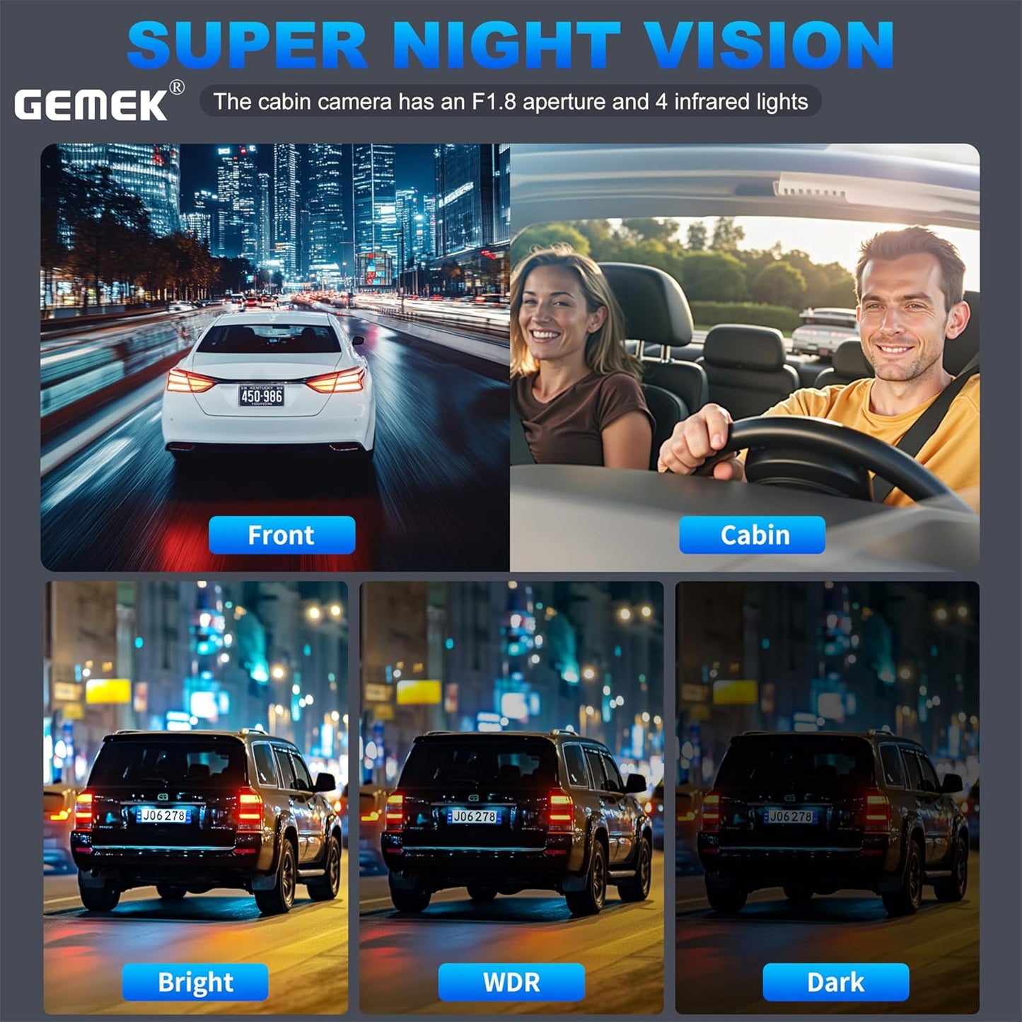Capture Every Angle with Our 4 Channel 360° Dash Cam! 🚗✨ Enjoy 5G Wifi, APP Control, and 2K Clarity Front & Rear. Bonus: Free 64GB TF Card & Night Vision for Ultimate Safety! #DashCam #CarSafety