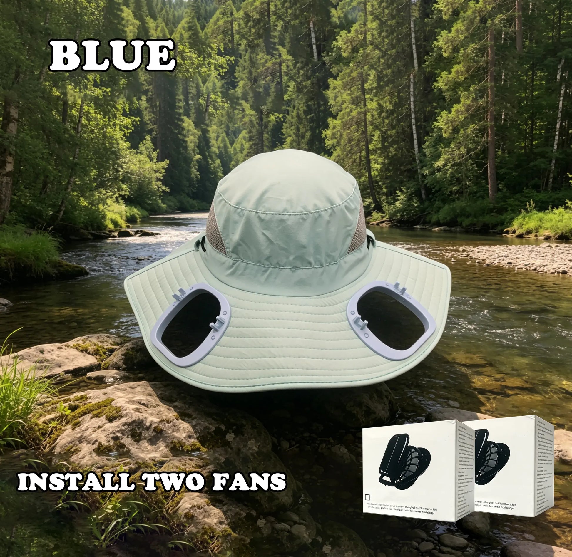 Stay Cool This Summer! ☀️ Perfect for Outdoor Adventures: Hiking, Sports, or Beach Days! 🏕️👒 Unisex Sun Protection Hat with Adjustable Fan! #SummerEssentials #StayCool