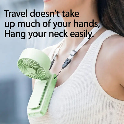 MREGB Portable Hands-Free Waist Clip Fan, 360° Rotatable Head, Digital Battery Display, Rechargeable Mini Cooler for Outdoor Sports, Travel, Portable Fan Summerwins,Summerwins