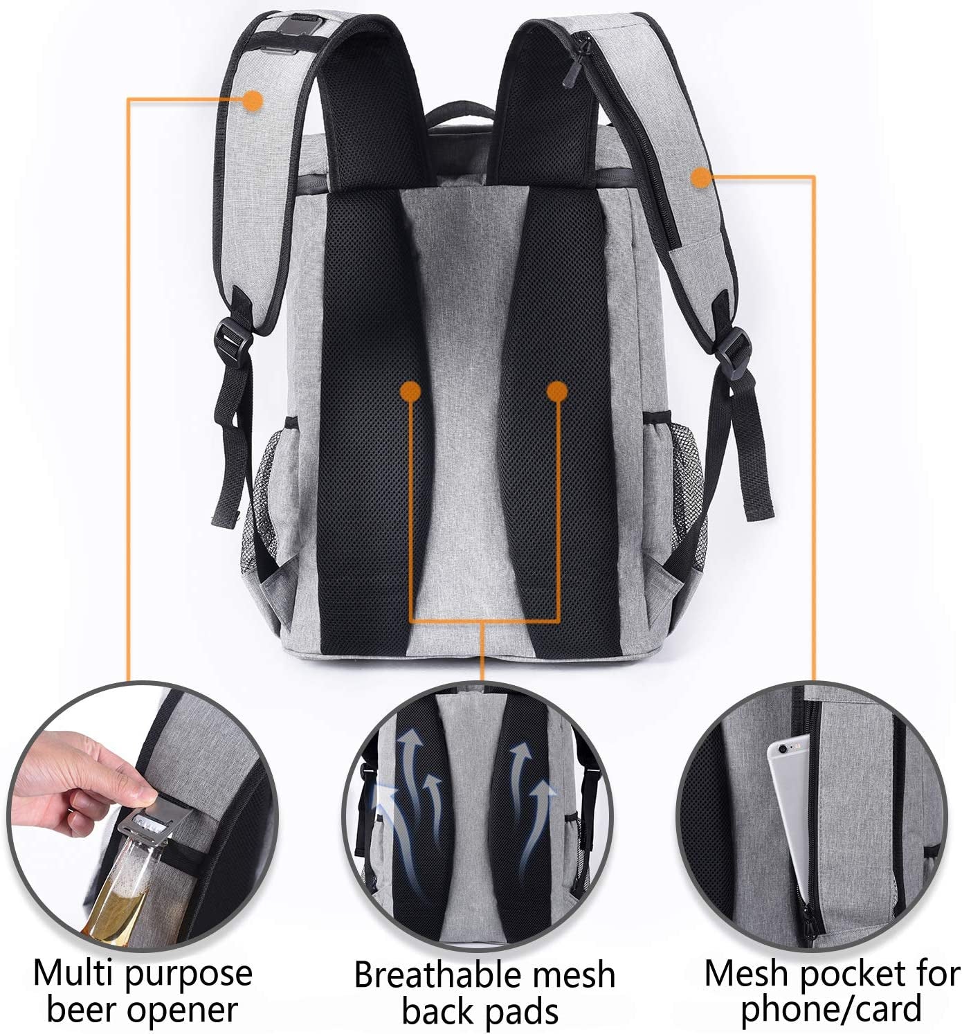 Ultimate Insulated Backpack Cooler - Lightweight, Leakproof & Versatile for All Your Outdoor Adventures