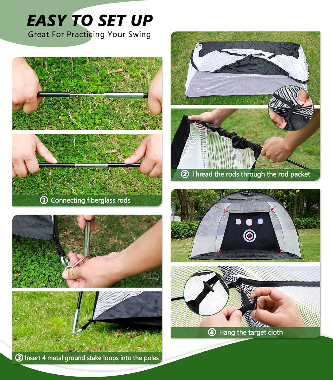 Transform Your Game with Our All-in-One 10x7ft Golf Practice Net! Perfect for Backyard & Indoor Training ⛳️🏌️‍♂️ #GolfTraining #GolfLife