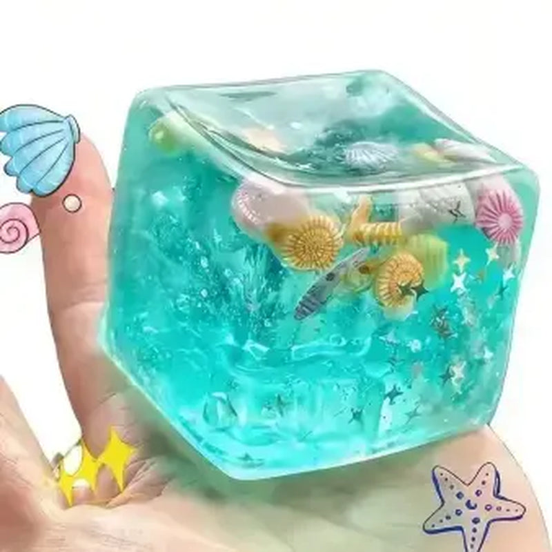 8-Piece Malt Sugar Stress Relief Fidget Toy Collection, Innovative Sensory Set Featuring Slow-Return Squishies in 8 Distinct Designs